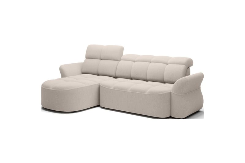 Sektionssoffa Eltap Beneth 301x115x185 cm - Royal 18, Beige, Vänster - Möbler - Vardagsrum - Bäddsoffor