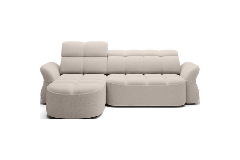 Sektionssoffa Eltap Beneth 301x115x185 cm, Royal 18, Beige, Vänster