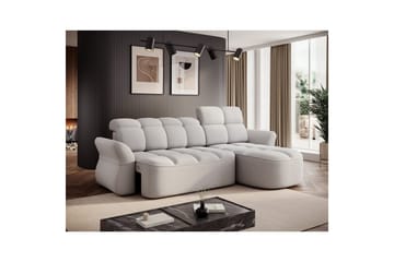 Sektionssoffa Eltap Beneth 301x115x185 cm - Space 03, Ljusgrå, Höger - Möbler - Vardagsrum - Bäddsoffor