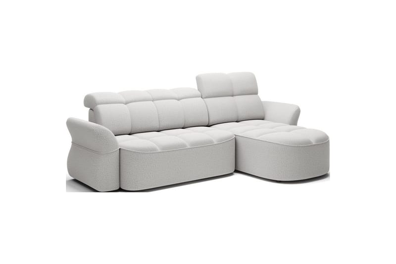 Sektionssoffa Eltap Beneth 301x115x185 cm - Space 03, Ljusgrå, Höger - Möbler - Vardagsrum - Bäddsoffor