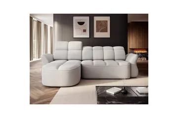Sektionssoffa Eltap Beneth 301x115x185 cm - Space 03, Ljusgrå, Vänster - Möbler - Vardagsrum - Bäddsoffor