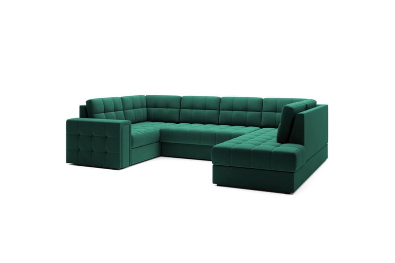 Sektionssoffa Eltap Blewett 299x198x82 cm - Lukso 35, Grön, Höger - Möbler - Vardagsrum - Bäddsoffor - Hörnbäddsoffa