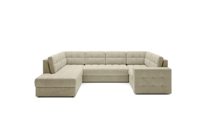 Sektionssoffa Eltap Blewett 299x198x82 cm, Monolith 04, Beige, Vänster