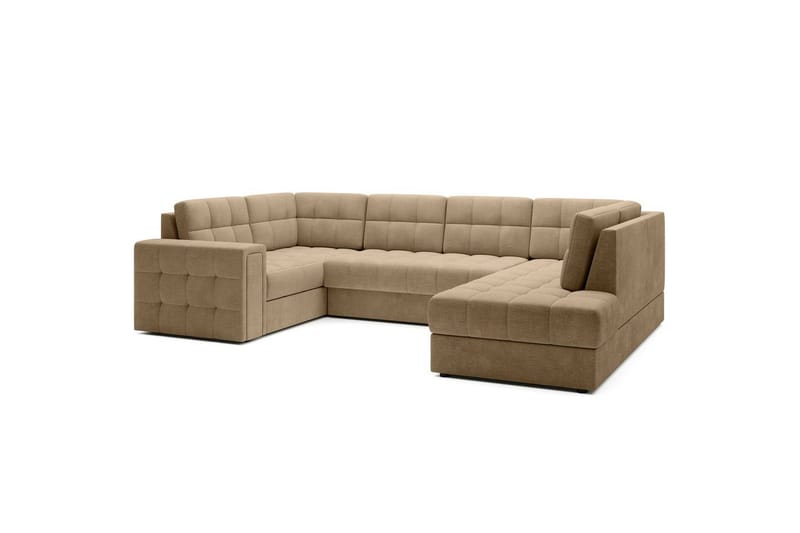 Sektionssoffa Eltap Blewett 299x198x82 cm - Monolith 09, Mörkbeige, Höger - Möbler - Vardagsrum - Bäddsoffor - Hörnbäddsoffa