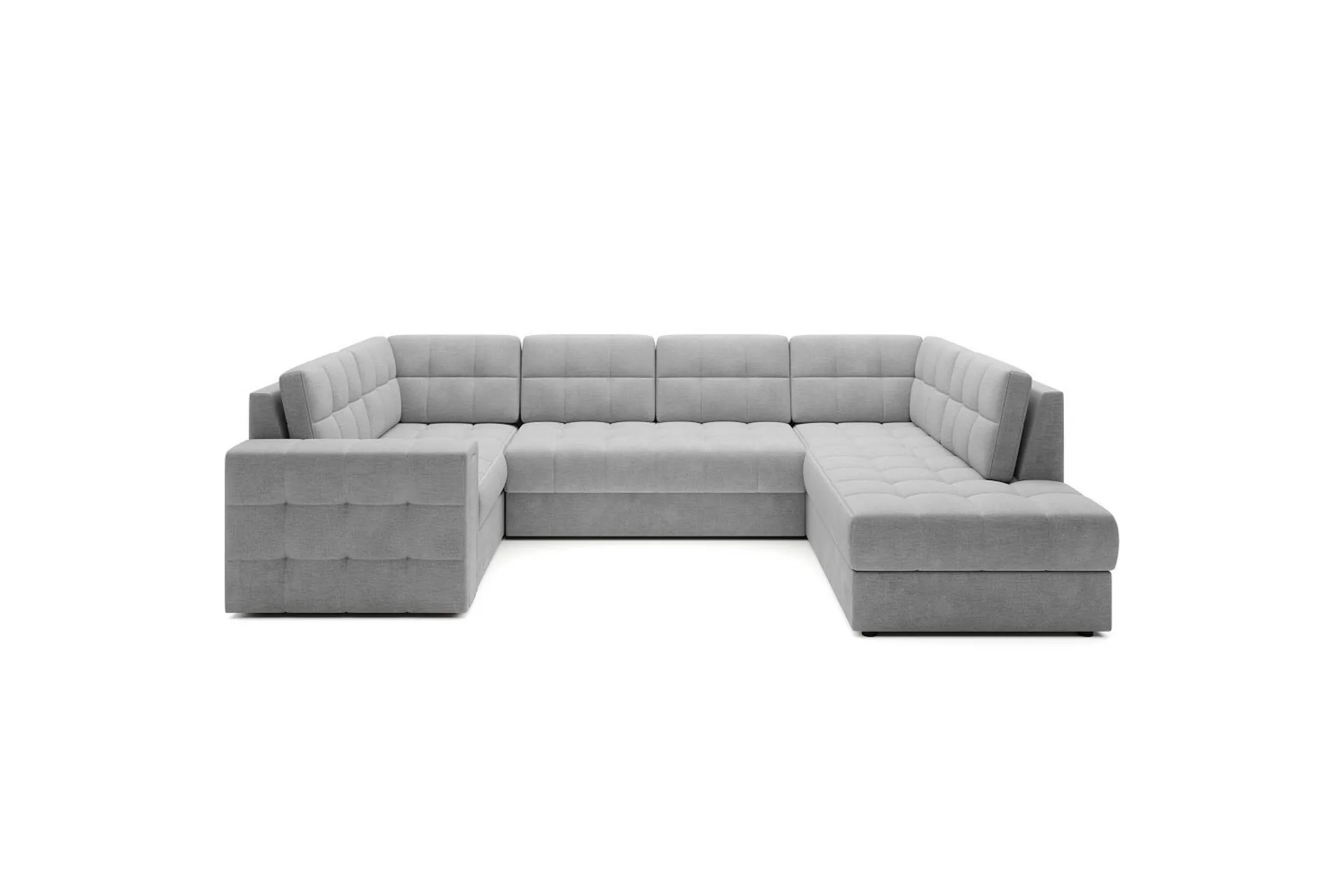 sektionssoffa eltap blewett 299x198x82 cm - monolith 84, ljusgrå, höger