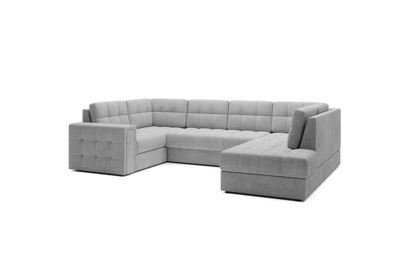 Sektionssoffa Eltap Blewett 299x198x82 cm - Monolith 84, Ljusgrå, Höger - Möbler - Vardagsrum - Bäddsoffor - Hörnbäddsoffa