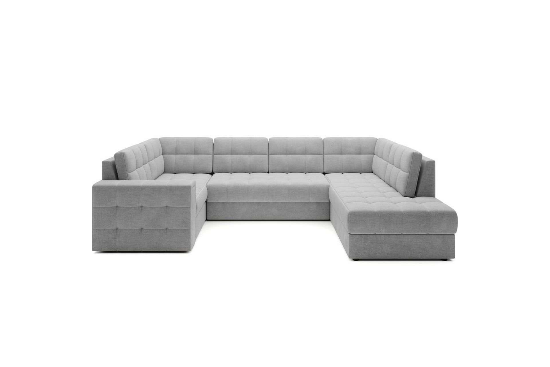 sektionssoffa eltap blewett 299x198x82 cm - monolith 84, ljusgrå, höger