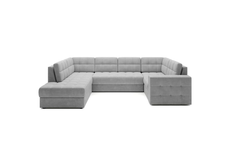 Sektionssoffa Eltap Blewett 299x198x82 cm - Monolith 84, Ljusgrå, Vänster - Möbler - Vardagsrum - Bäddsoffor - Hörnbäddsoffa