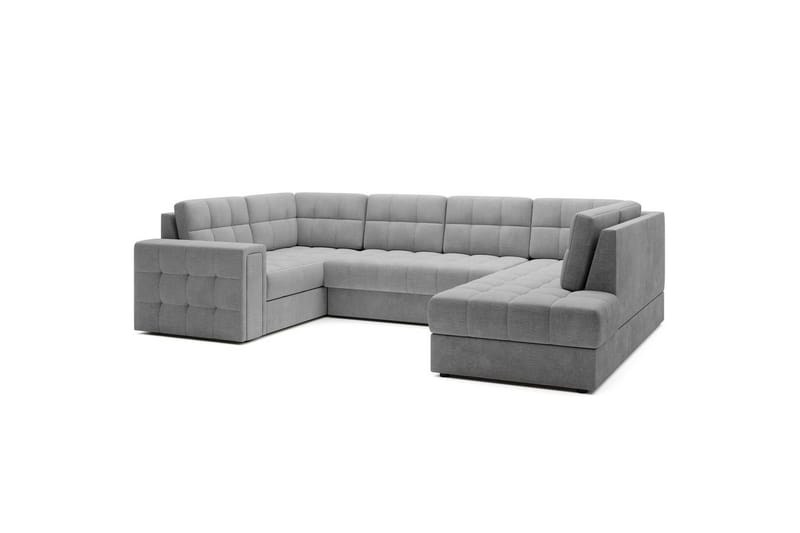 Sektionssoffa Eltap Blewett 299x198x82 cm - Monolith 85, Grå, Höger - Möbler - Vardagsrum - Bäddsoffor - Hörnbäddsoffa