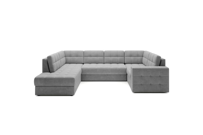 Sektionssoffa Eltap Blewett 299x198x82 cm - Monolith 85, Grå, Vänster - Möbler - Vardagsrum - Bäddsoffor - Hörnbäddsoffa