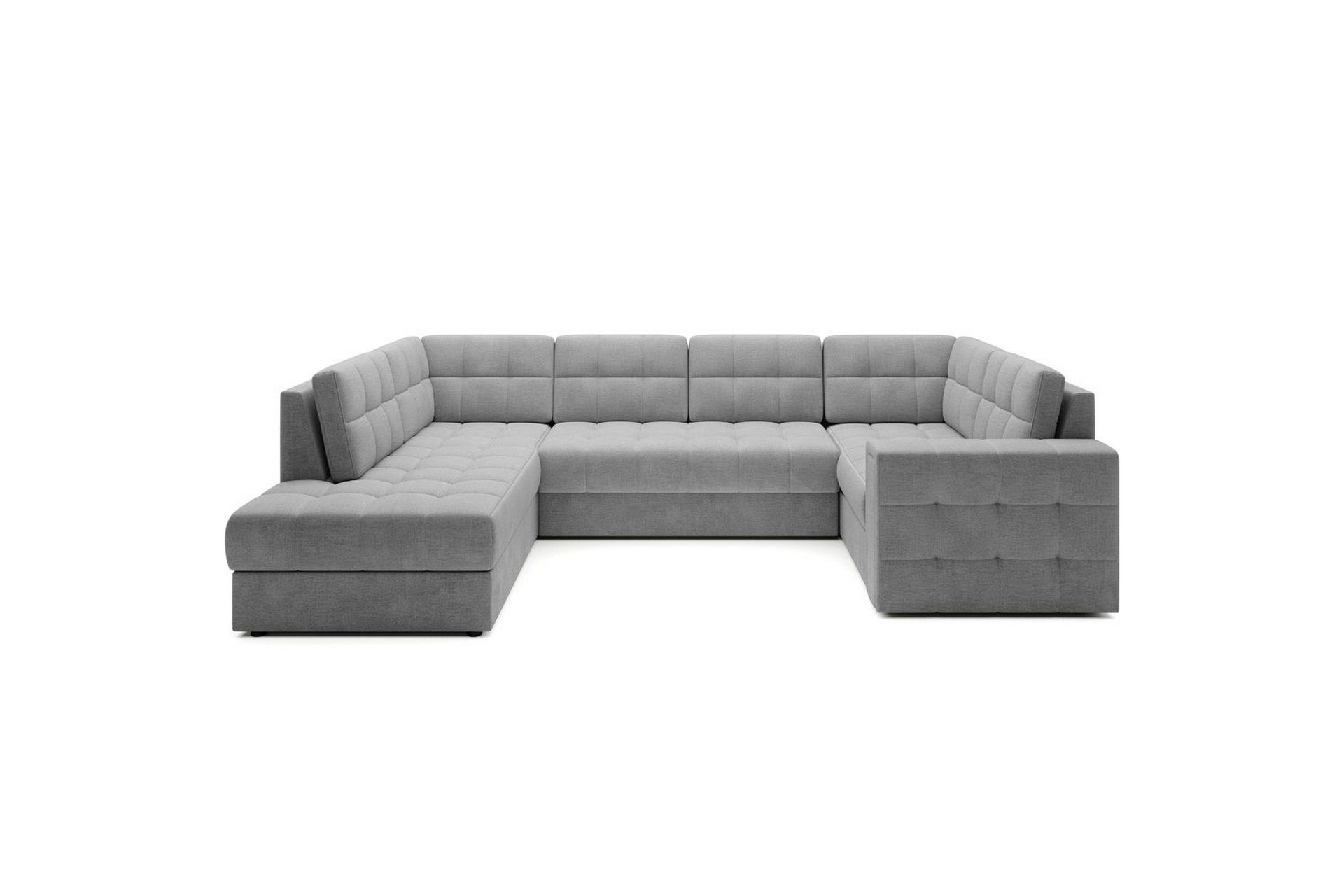 sektionssoffa eltap blewett 299x198x82 cm - monolith 85, grå, vänster