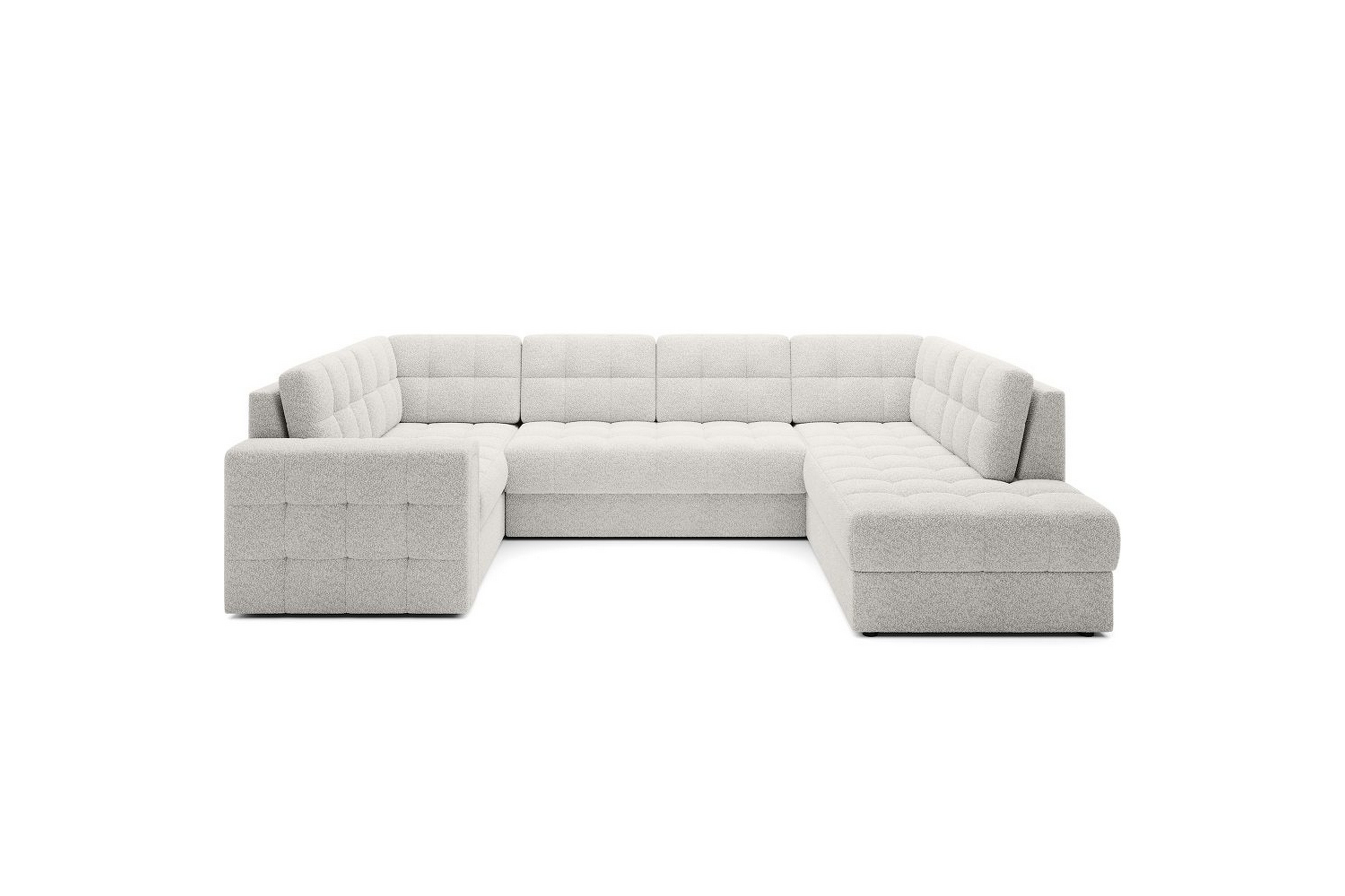 sektionssoffa eltap blewett 299x198x82 cm - royal 01, vit, höger