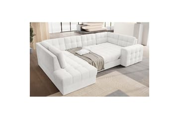 Sektionssoffa Eltap Blewett 299x198x82 cm - Royal 01, Vit, Vänster - Möbler - Vardagsrum - Bäddsoffor - Hörnbäddsoffa