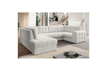 Sektionssoffa Eltap Blewett 299x198x82 cm - Royal 01, Vit, Vänster - Möbler - Vardagsrum - Bäddsoffor - Hörnbäddsoffa