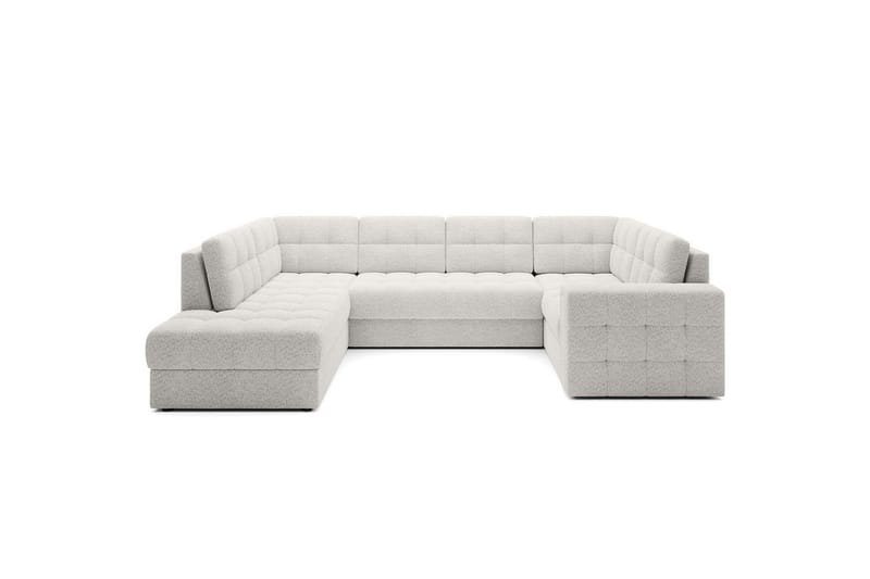 Sektionssoffa Eltap Blewett 299x198x82 cm - Royal 01, Vit, Vänster - Möbler - Vardagsrum - Bäddsoffor - Hörnbäddsoffa