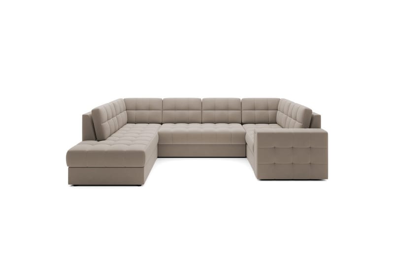Sektionssoffa Eltap Blewett 299x198x82 cm - Sola 18, Beige, Vänster - Möbler - Vardagsrum - Bäddsoffor - Hörnbäddsoffa