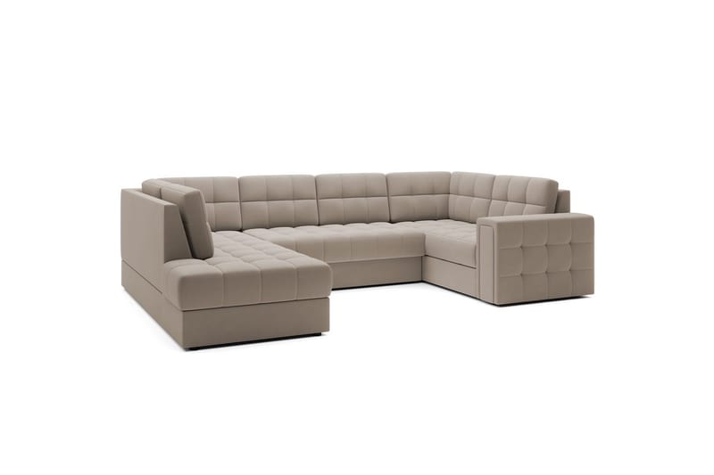 Sektionssoffa Eltap Blewett 299x198x82 cm - Sola 18, Beige, Vänster - Möbler - Vardagsrum - Bäddsoffor - Hörnbäddsoffa