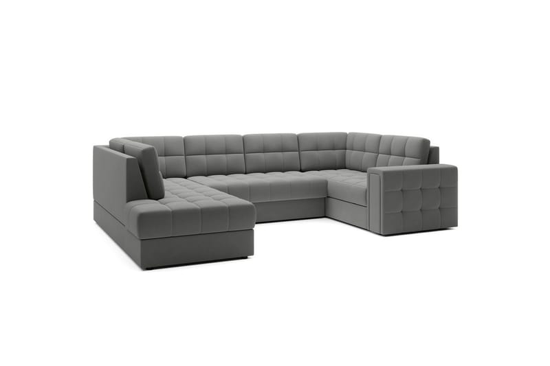 Sektionssoffa Eltap Blewett 299x198x82 cm - Sola 4, Grå, Vänster - Möbler - Vardagsrum - Bäddsoffor - Hörnbäddsoffa