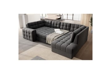Sektionssoffa Eltap Blewett 299x198x82 cm - Sola 6, Mörkgrå, Höger - Möbler - Vardagsrum - Bäddsoffor - Hörnbäddsoffa