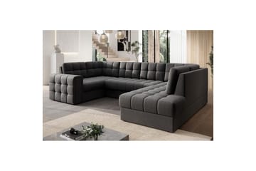 Sektionssoffa Eltap Blewett 299x198x82 cm - Sola 6, Mörkgrå, Höger - Möbler - Vardagsrum - Bäddsoffor - Hörnbäddsoffa