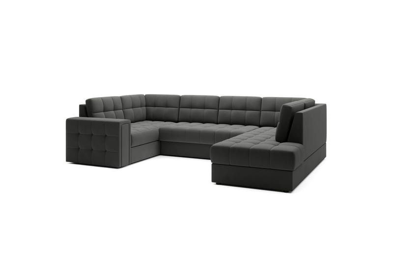 Sektionssoffa Eltap Blewett 299x198x82 cm - Sola 6, Mörkgrå, Höger - Möbler - Vardagsrum - Bäddsoffor - Hörnbäddsoffa
