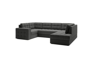 Sektionssoffa Eltap Blewett 299x198x82 cm - Sola 6, Mörkgrå, Höger - Möbler - Vardagsrum - Bäddsoffor - Hörnbäddsoffa