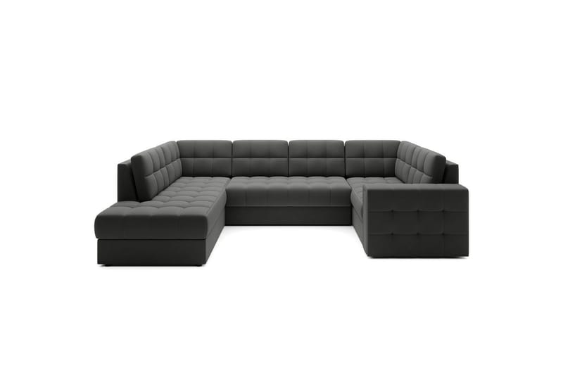 Sektionssoffa Eltap Blewett 299x198x82 cm - Sola 6, Mörkgrå, Vänster - Möbler - Vardagsrum - Bäddsoffor - Hörnbäddsoffa