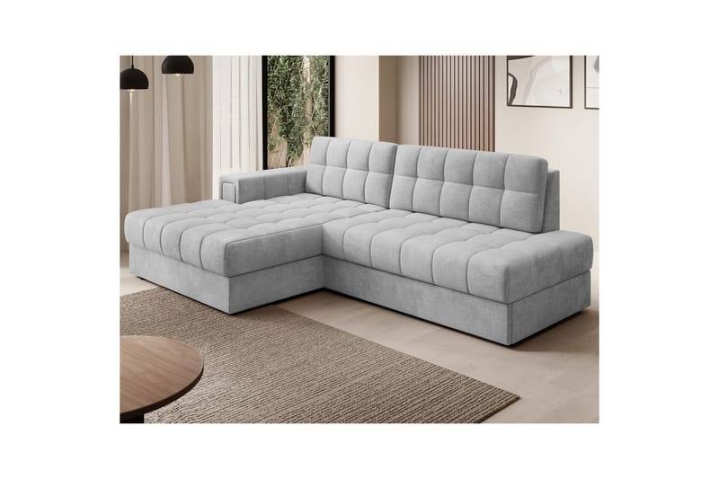 Sektionssoffa Eltap Blezalt 240x150x82 cm - Monolith 84, Ljusgrå, Vänster - Möbler - Vardagsrum - Bäddsoffor