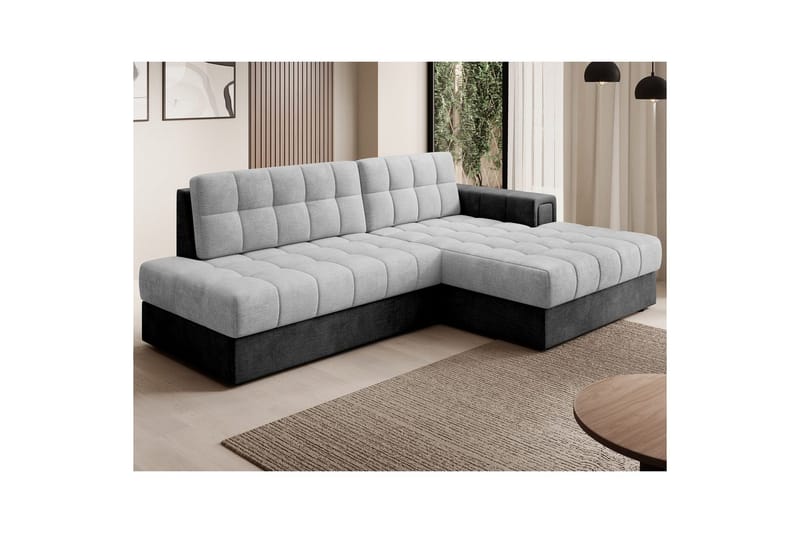 Sektionssoffa Eltap Blezalt 240x150x82 cm - Monolith 84, Monolith 97, Ljusgrå, Mörkgrå, Höger - Möbler - Vardagsrum - Bäddsoffor