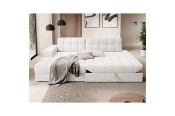 Sektionssoffa Eltap Blezalt 240x150x82 cm - Royal 01, Vit, Vänster - Möbler - Vardagsrum - Bäddsoffor