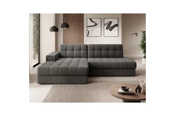 Sektionssoffa Eltap Blezalt 240x150x82 cm - Sola 6, Mörkgrå, Vänster - Möbler - Vardagsrum - Bäddsoffor
