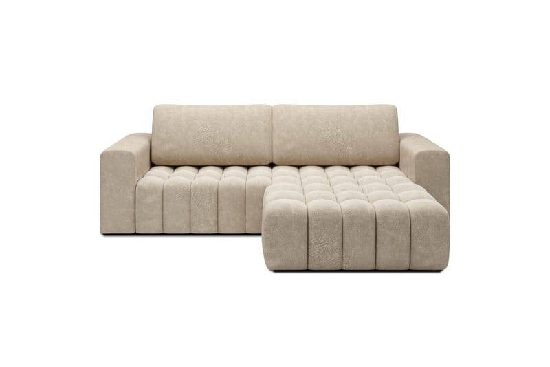 Sektionssoffa Eltap Bonett 250x175x92 cm - Dora 21 Beige, Höger - Möbler - Vardagsrum - Bäddsoffor