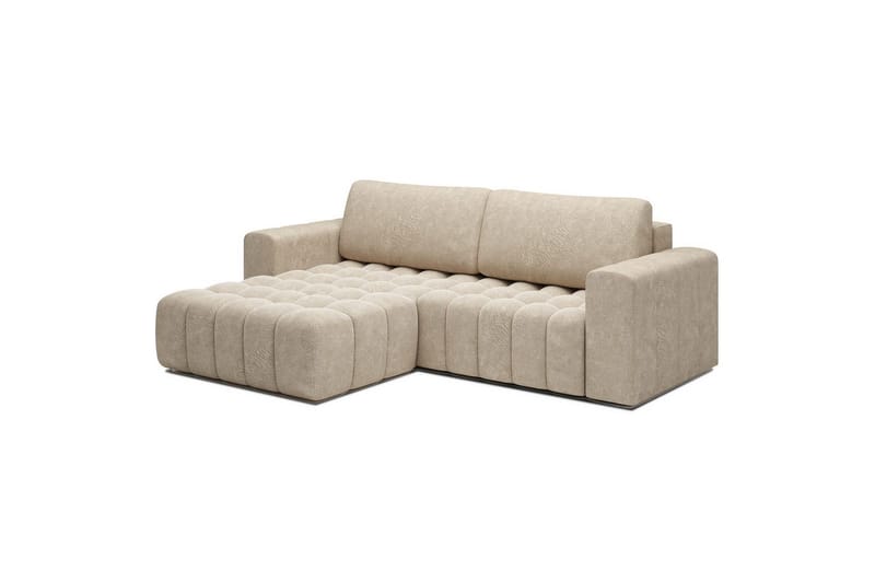 Sektionssoffa Eltap Bonett 250x175x92 cm - Dora 21 Beige, Vänster - Möbler - Vardagsrum - Bäddsoffor