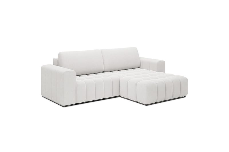 Sektionssoffa Eltap Bonett 250x175x92 cm - Jaffray 01, Vit, Höger - Möbler - Vardagsrum - Bäddsoffor