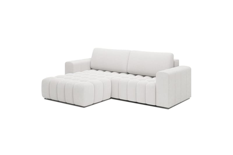 Sektionssoffa Eltap Bonett 250x175x92 cm - Jaffray 01, Vit, Vänster - Möbler - Vardagsrum - Bäddsoffor