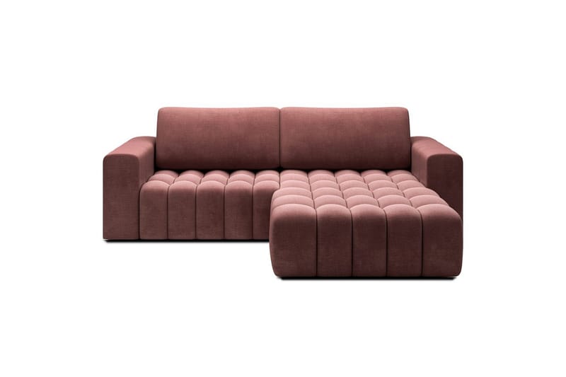 Sektionssoffa Eltap Bonett 250x175x92 cm - Monolith 63, Rosa, Höger - Möbler - Vardagsrum - Bäddsoffor