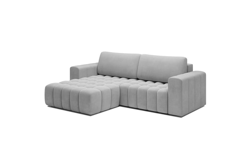 Sektionssoffa Eltap Bonett 250x175x92 cm - Monolith 84, Ljusgrå, Vänster - Möbler - Vardagsrum - Bäddsoffor