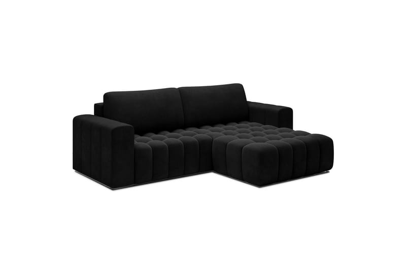 Sektionssoffa Eltap Bonett 250x175x92 cm - Monolith 97, Mörkgrå, Höger - Möbler - Vardagsrum - Bäddsoffor