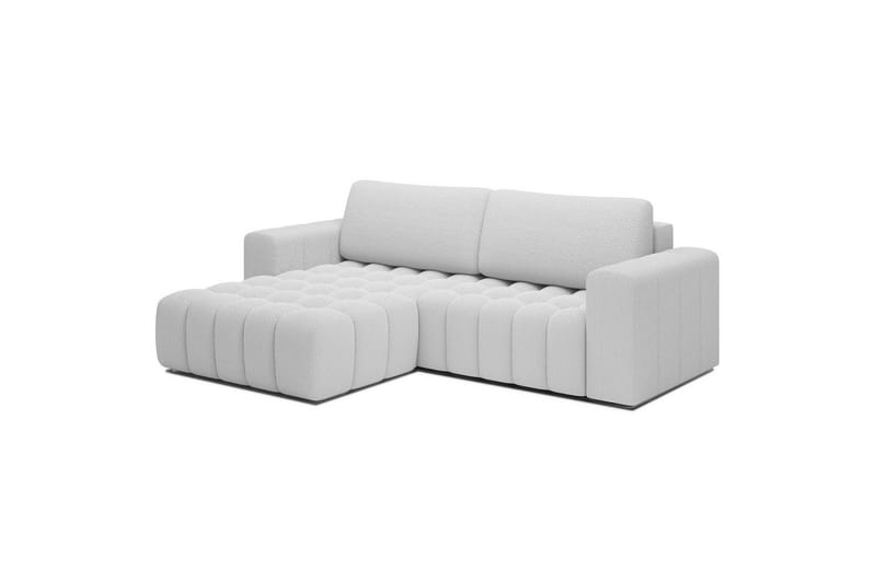 Sektionssoffa Eltap Bonett 250x175x92 cm - Royal 01, Vit, Vänster - Möbler - Vardagsrum - Bäddsoffor