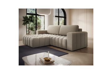 Sektionssoffa Eltap Bonett 250x175x92 cm - Royal 20, Beige, Vänster - Möbler - Vardagsrum - Bäddsoffor