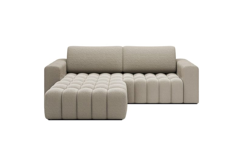 Sektionssoffa Eltap Bonett 250x175x92 cm - Royal 20, Beige, Vänster - Möbler - Vardagsrum - Bäddsoffor