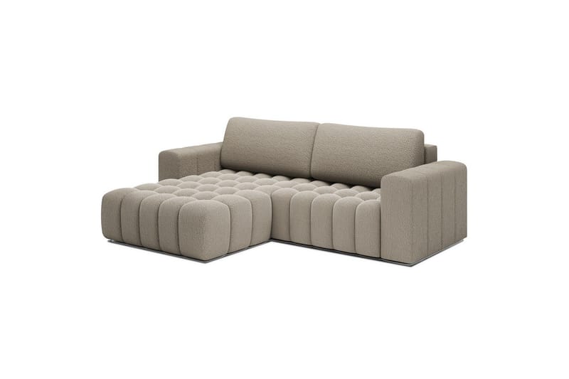 Sektionssoffa Eltap Bonett 250x175x92 cm - Royal 20, Beige, Vänster - Möbler - Vardagsrum - Bäddsoffor