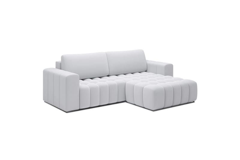 Sektionssoffa Eltap Bonett 250x175x92 cm - Solar 01, Vit, Höger - Möbler - Vardagsrum - Bäddsoffor