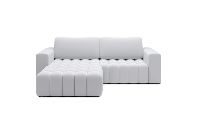 Sektionssoffa Eltap Bonett 250x175x92 cm - Solar 01, Vit, Vänster - Möbler - Vardagsrum - Bäddsoffor