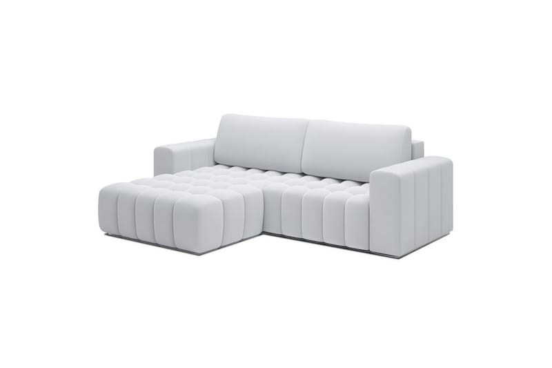 Sektionssoffa Eltap Bonett 250x175x92 cm - Solar 01, Vit, Vänster - Möbler - Vardagsrum - Bäddsoffor