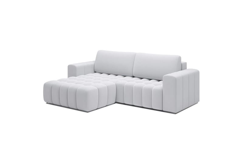 Sektionssoffa Eltap Bonett 250x175x92 cm - Solar 01, Vit, Vänster - Möbler - Vardagsrum - Bäddsoffor