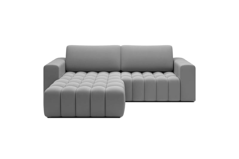 Sektionssoffa Eltap Bonett 250x175x92 cm - Paros 05, Ljusgrå, Vänster - Möbler - Vardagsrum - Bäddsoffor
