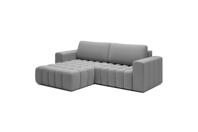Sektionssoffa Eltap Bonett 250x175x92 cm - Paros 05, Ljusgrå, Vänster - Möbler - Vardagsrum - Bäddsoffor