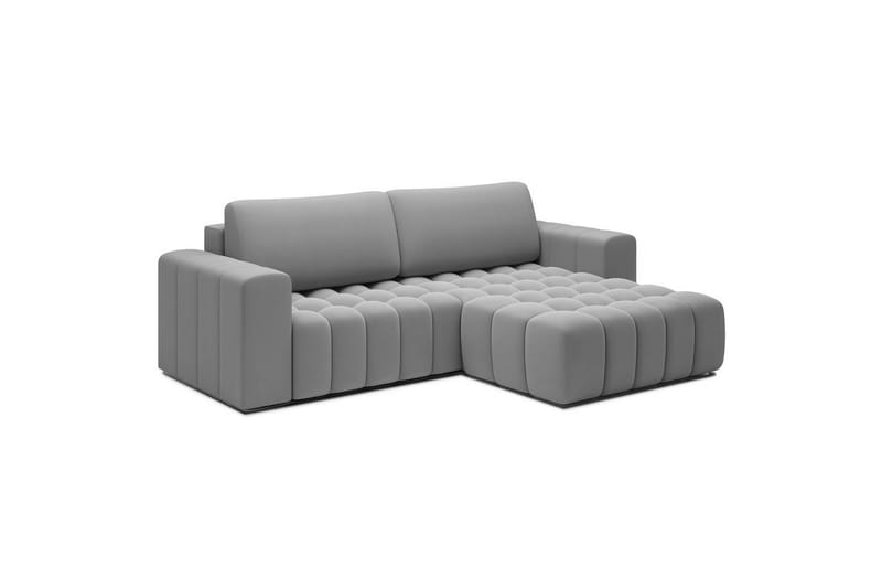 Sektionssoffa Eltap Bonett 250x175x92 cm - Paros 05, Ljusgrå, Höger - Möbler - Vardagsrum - Bäddsoffor