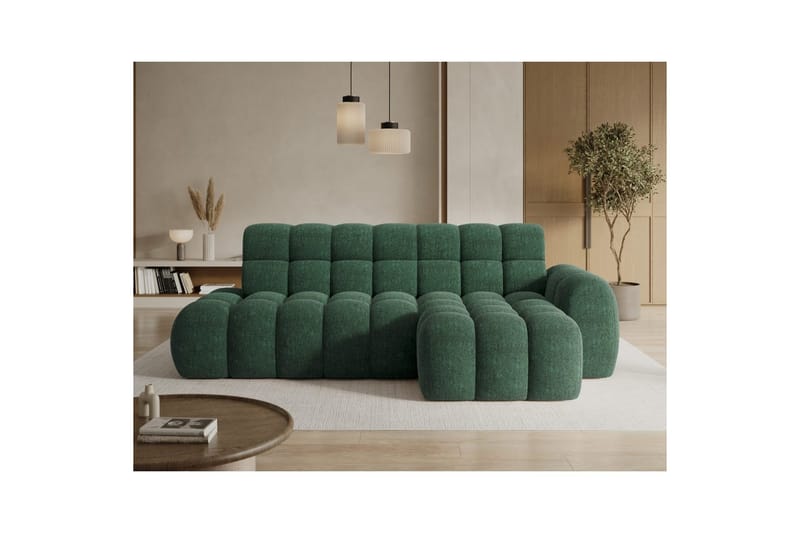 Sektionssoffa Eltap Ceedro 283x165x98 cm - Amore 35, Grön, Höger - Möbler - Vardagsrum - Bäddsoffor
